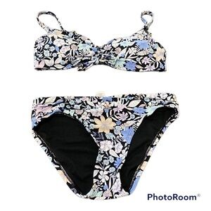 Freshwater Swim Womens Two Piece Bikini Adjustable Top | S/M